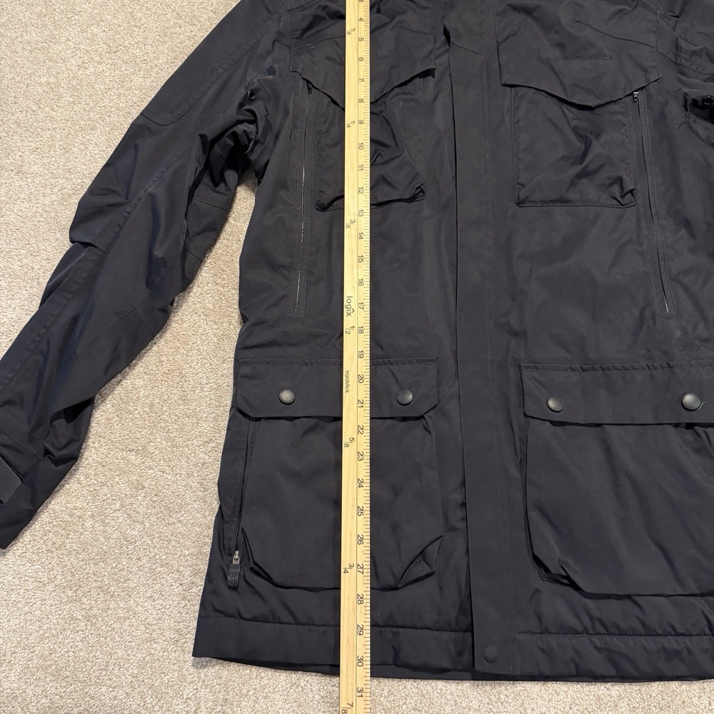 Mens Lululemon Wet Coast Jacket Size Small Black Sealed Seams Rain Jacket EUC - Picture 4 of 11